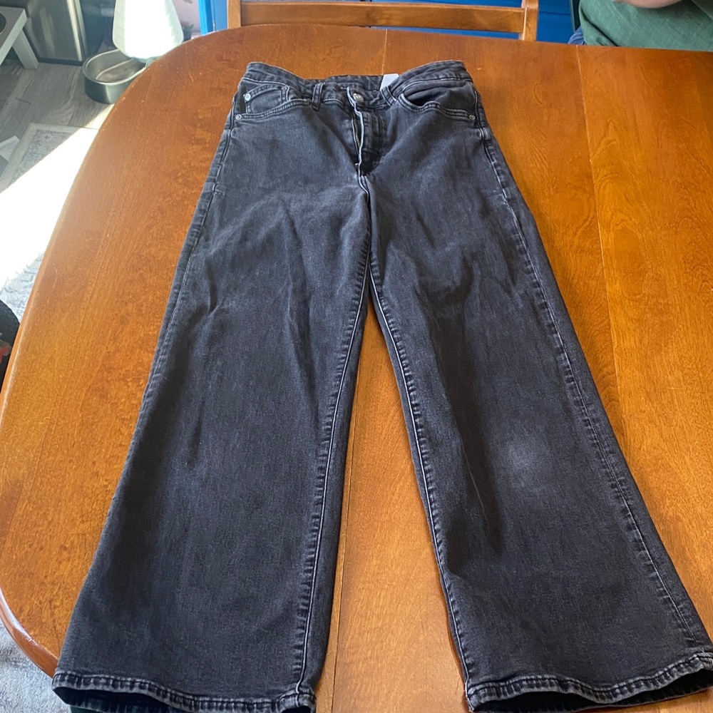 H&M Black Flare & Wide Leg Jeans